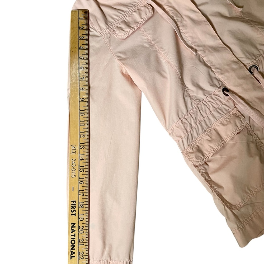Women’s J.Crew Lightweight Hooded Utility Jacket - Blush Pink - Size S - Picture 3 of 8